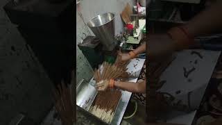 Automatic agarbatti machinemachine food shortsviral [upl. by Nolyaw93]