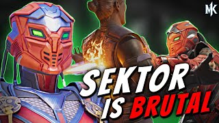 This SEKTOR Players SKILL was INSANE  Mortal Kombat 1 [upl. by Ahsin]