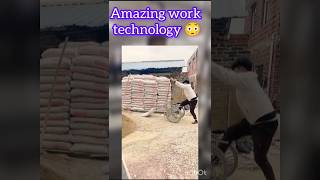 Amazing work technology 😳😳 technology factsconstructionindustry shorts [upl. by Ahsekad]