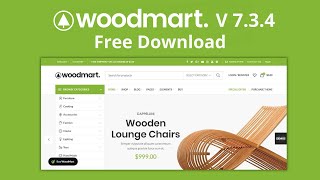 Woodmart theme download for free  How to get woodmart theme for free in wordpress  Woodmart v734 [upl. by Nayar289]