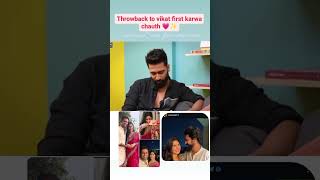 Vicky shares katrina first karwa chauth Experience🌸vickykaushal katrinakaifkarwachauthteriore [upl. by Younglove]