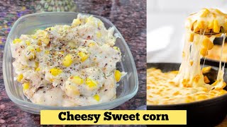 Cheesy Sweetcorn  Korean Cheese corn  Street style corn trending sweetcorn cheesycorn cheesy [upl. by Acinorej412]