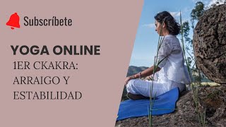 YOGA TERAPEUTICO online  1er clase quot Arraigo y estabilidadquot chakra raiz  iris mindful [upl. by Kwok]