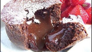 Fondant au chocolat coeur coulant Facile et rapide  UNE VRAIE TUERIE [upl. by Giefer]