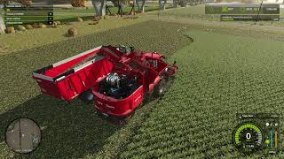 Potato harvester filling in fast  FS 25 [upl. by Yornek]