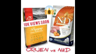 NampD Farmina Versus Orijen Dog Food Review  Best Premium Dog Food Honest Review  orijen review [upl. by Shaper515]