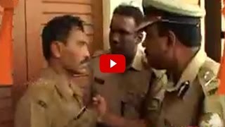 TP Senkumar against Police man at MG College [upl. by Lasonde68]