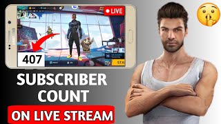 🔴LIVE SUBSCRIBER COUNT IN MOBILE 🤩tech tutorial [upl. by Brown]