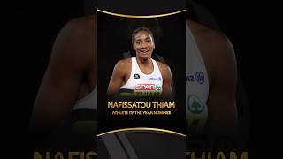 Womens European Athlete of the Year nominee ✨ Vote for Nafissatou Thiam 🇧🇪 on the EA website [upl. by Modestine]