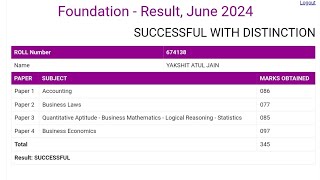 CA FOUNDATION JUNE 24 ACCOUNTS CERTIFIED COPY 86100  YAKSHIT JAIN [upl. by Poler]