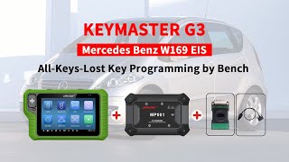 OBDSTAR X300 Classic G3 Program Benz W169 EIS All Keys Lost by Bench EOBDToolcouk [upl. by Arihsak]