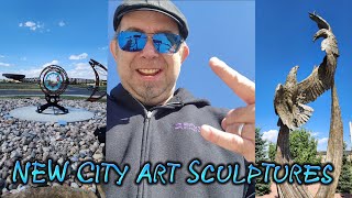 NEW City Art Sculptures Bike POV [upl. by Mello66]