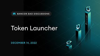 Bancor X Carbon DAO Discussions Token Launcher  December 14 2022 [upl. by Joella441]