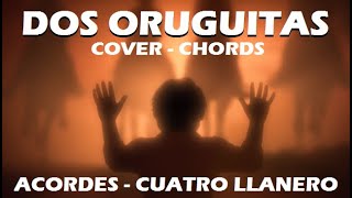 Dos Oruguitas CHORDS ACORDES Sebastián Yatra  ENCANTO Cuatro llanero nivel Principiante [upl. by Jowett]