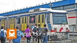 LRT Ampang Depot Tour  AdTranz visit [upl. by Bron]