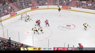 NHL 24  Pittsburgh Penguins vs Montreal Canadiens  Gameplay PS5 [upl. by Isaiah]