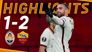 Shakhtar 12 Roma  UEL Highlights 202021 [upl. by Ardnauq]