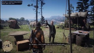 Red Dead Redemption 2 The Reverend Thanks Arthur [upl. by Ojaras119]