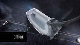 Braun Carestyle 5 Steam Generator Iron  Soleplate  TV Advert [upl. by Nabetse]