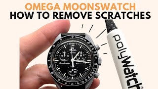 How to Polish and Remove Scratches from your Omega x Swatch Watch Crystal [upl. by Nissie]