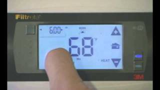 How to program the Filtrete 3M50 thermostat [upl. by Barbey]