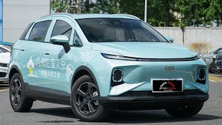 In Mint Green Colour New Geely Geometry E Firefly Electric SUV 2024 [upl. by Glinys]