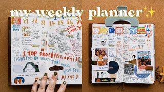 Whats in my Weekly Planner  Travelers Notebook [upl. by Alleyn]