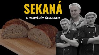 Sekaná s medvědím česnekem a slaninou  Sekaná ze soutěže  Jednoduchý recept  Mistr Málek [upl. by Meehahs495]