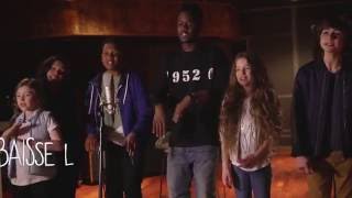 KIDS UNITED  Sur Ma Route feat Black M Lyrics video [upl. by Eittak]