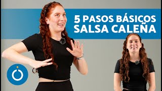 PASOS Básicos de SALSA CALEÑA para PRINCIPIANTES 🌴 ¡Aprende Salsa Caleña desde Cero [upl. by Bolanger]