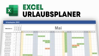 Excel Urlaubsplaner für 2023  Download [upl. by Bovill]