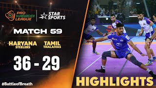 Haryana Steelers secure a 3629 win over Tamil Thalaivas  ProKabaddiOnStar 2024 HIGHLIGHTS [upl. by Anitnatsnoc430]