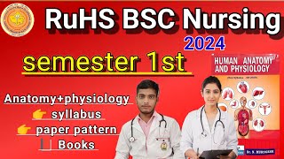 BSc Nursing 1st Year Anatomy physiology syllabus paper pattern Books ll by Narendra poswal [upl. by Ainsworth477]