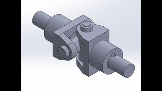 AUTODESK INVENTOR  UNIVERSAL COUPLING [upl. by Eitsirk18]