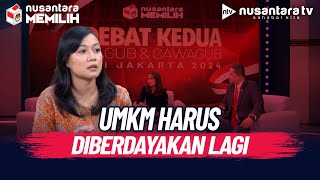 Debat Pilgub Jakarta Direktur INDEF UMKM Harus Diberdayakan Lagi  SPECIAL REPORT [upl. by Conner]