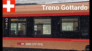 Swiss Trains Treno Gottardo from Zürich to Bellinzona [upl. by Led]