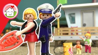 Playmobil Film deutsch  Diebe am Strand  Baywatch Geschichten für Kinder  Familie Hauser [upl. by Tabbatha]