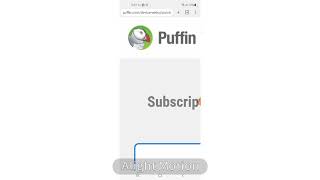 Puffin web browser in pitch white [upl. by Llevel]