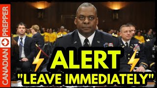 ⚡ALERT quotLEAVE WHILE YOU CANquot CANADA WARNS NUCLEAR DIRTY BOMB RUSSIAS EMERGENCY CALL WITH USA [upl. by Haidadej]