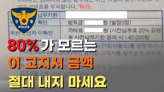 80가 모르는 이 고지서 금액 절대 내지 마세요  과태료 범칙금 [upl. by Ranna507]