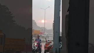 Heavy rain at Hosur Hosur Bengaluru NH Flyover  Hosur sipcot 1 [upl. by Redla]