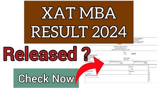 XAT Result 2024  How To Check XAT Result Date 2024 [upl. by Ano]