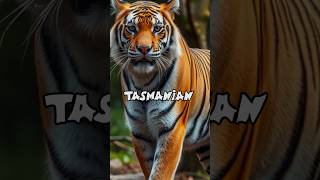 The Tragic Tale of the Tasmanian Tiger Extinct but Not Forgotten 🐅💔shorts knowlege [upl. by Minardi183]