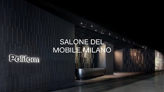 POLIFORM  SALONE DEL MOBILEMILANO 2024  A journey into Poliform stand [upl. by Lyudmila]