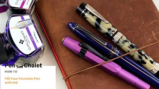 How to Fill Your Fountain Pen with Ink 3 Most Common Filling Systems [upl. by Falito]