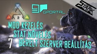 ARK Tutorial  7Rész Bérelt szerver beállítás Mod kezelés stat növelés  Stark [upl. by Tabb]