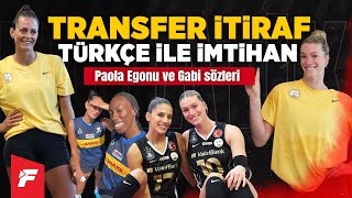 VakıfBanklı Kendall ve Bosettinin Türkçeyle imtihanı  Bosettiden GSaray itirafı [upl. by Annoeik]