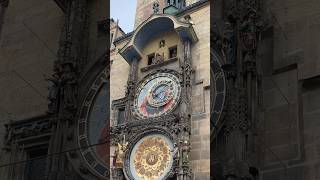 Astronomische Uhr 😍 Prager Rathausuhr Prager Uhr praha vlog Shorts prague Prag Travel Vlog [upl. by Siuqram]