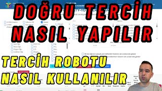 2023 YKS Tercih Doğru tercih nasıl yapılır Tercih Robotu Nasıl Kullanılır [upl. by Adne]