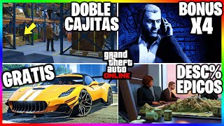 LOCURA de ACTUALIZACION DOBLE en MERCANCIA ESPECIAL BONUS X4 COCHAZOS GRATIS GTA Online [upl. by Girovard]